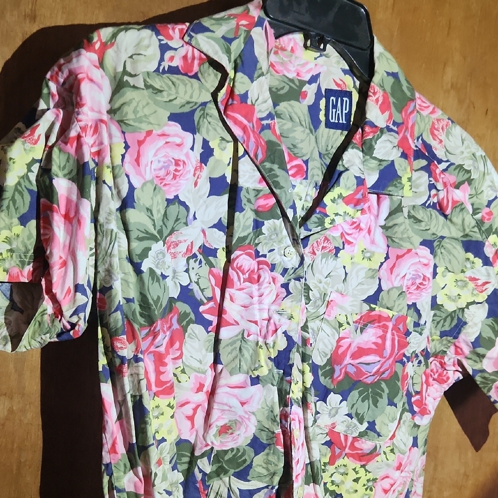 GAP Multicolor Floral Shirt